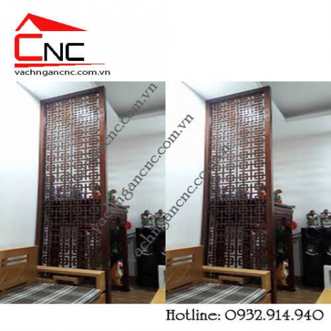 Top vách ngăn phòng thờ bằng gỗ trên ván cắt cnc đẹp