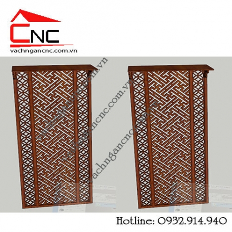 Top vách ngăn phòng thờ bằng gỗ trên ván cắt cnc đẹp