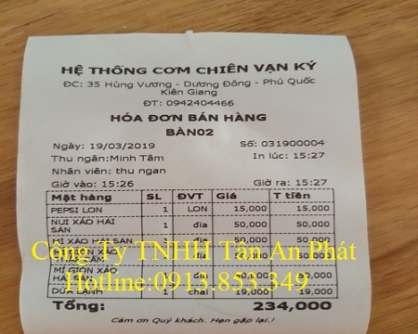 Nhận lắp đặt tận nơi trọn bộ máy tính tiền cảm ứng cho quán ăn giá rẻ tại Cần Thơ