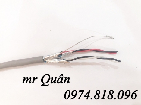 Dây tín hiệu vặn xoắn từng cặp 2 lớp chống nhiễu
