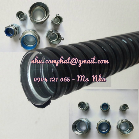 Ống ruột gà lõi thép bọc nhựa pvc hàng sẵn kho