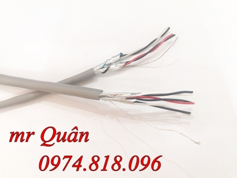 Dây tín hiệu vặn xoắn từng cặp 2 lớp chống nhiễu