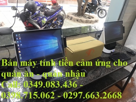 Lắp đặt máy tính tiền giá rẻ cho quán ăn - quán nhậu tại Rạch Gía 