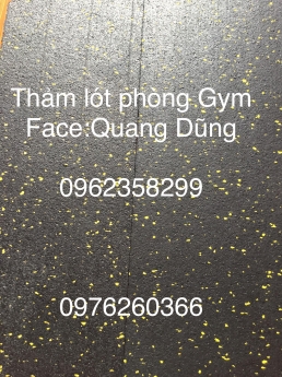 thảm cao su phòng gym