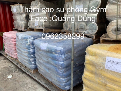 thảm cao su phòng gym