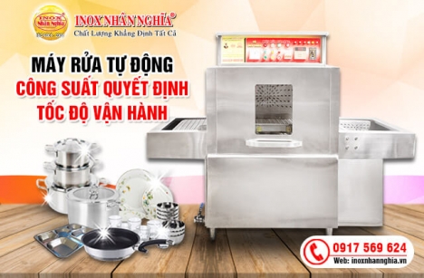 Đầu tư máy rửa bát công nghiệp cho bếp ăn siêu tiết kiệm