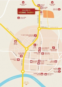 Trục đấu nối ra QL 24 - KĐT Hoàng Thành Kon Tum