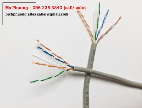 Cáp mạng Cat5e/ Cat6 - Cáp mạng chống nhiễu Ftp5e/ Ftp6 - Cáp báo cháy 4x0.22