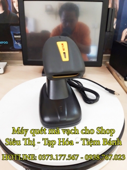 Máy quét mã vạch siêu nhạy cho Shop - Tạp hoá - tiệm bánh tại CẦN THƠ