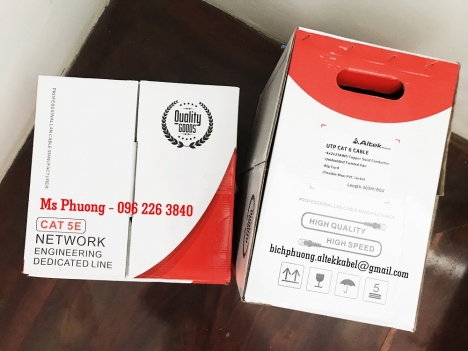 Cáp mạng Cat5e/ Cat6 - Cáp mạng chống nhiễu Ftp5e/ Ftp6 - Cáp báo cháy 4x0.22