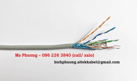 Cáp mạng Cat5e/ Cat6 - Cáp mạng chống nhiễu Ftp5e/ Ftp6 - Cáp báo cháy 4x0.22