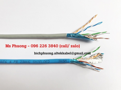 Cáp mạng Cat5e/ Cat6 - Cáp mạng chống nhiễu Ftp5e/ Ftp6 - Cáp báo cháy 4x0.22