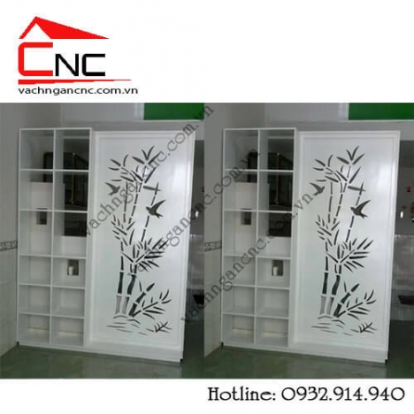 Vách ngăn bằng gỗ, vách ngăn phòng khách và bếp mẫu mới