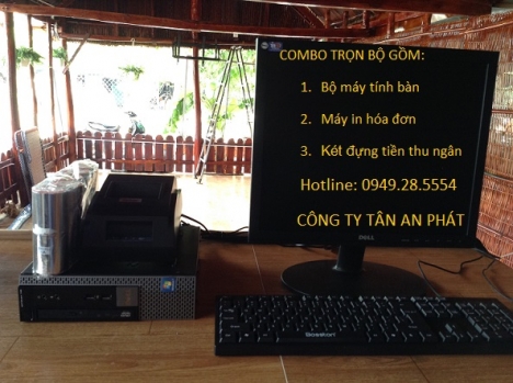 Steup tận nơi trọn bộ máy tính tiền giá rẻ tại Bạc Liêu cho quán café / quán ăn/ quán nhậu