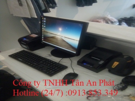 Máy tính tiền cho shop giày thể thao tại Cần Thơ-Kiên Giang  