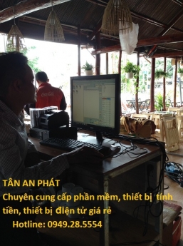 Steup tận nơi trọn bộ máy tính tiền giá rẻ tại Bạc Liêu cho quán café / quán ăn/ quán nhậu