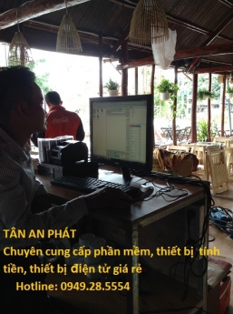 Thanh lý trọn bộ thiết bị tính tiền cho quán café / quán ăn/ quán nhậu tại Bạc Liêu giá rẻ Hotline: