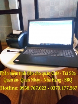 Lắp trọn bộ máy tính tiền cho quán cà phê tại Hưng Yên