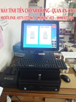 Nhận thi công trọn bộ máy tính tiền cảm ứng cho nhà hàng tại Quảng Ninh