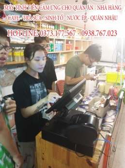Nhận thi công trọn bộ máy tính tiền cảm ứng cho nhà hàng tại Quảng Ninh