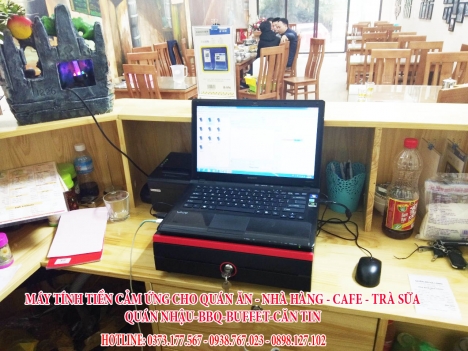 Lắp trọn bộ máy tính tiền cho quán cà phê tại Hưng Yên