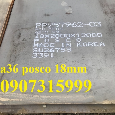thép tấm, thép tấm a36