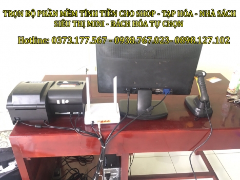Lắp phần mềm tính tiền cho cửa hàng tạp hóa tự chọn tại Hải Dương