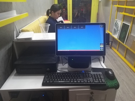 Trọn bộ máy tính tiền cảm ứng cho quán ăn - quán nhậu tại Kiên Giang 