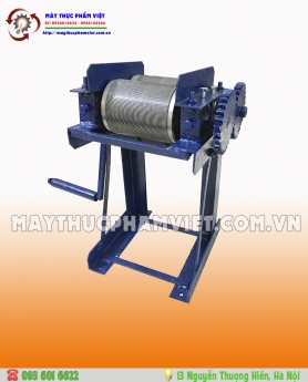 Máy thái bì lợn làm nem mini bằng tay.