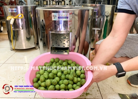 Máy cạo vỏ cóc sấu.