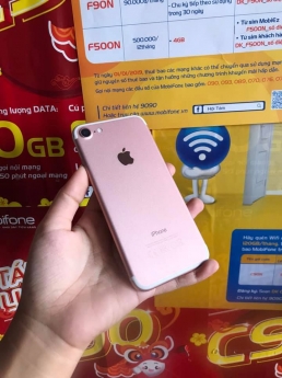 iPhone 7 Plus 128g hồng 8,790k góp 0Đ