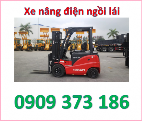 O909 373 186 xe nâng điện ngồi lái noblelift 2 tấn cao 3m,4m,5m