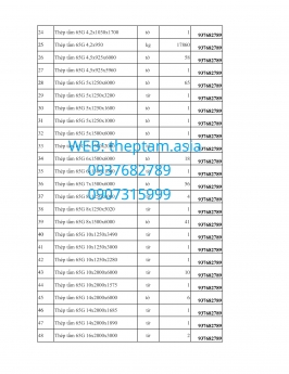 Thép Tấm 65ge, 65mg 2li-3li-5li-6li-8li-10li Giá Rẻ
