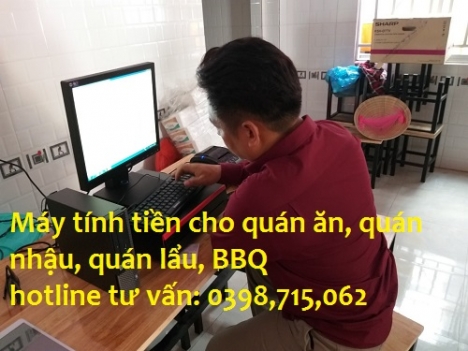 Bán máy tính tiền trọn bộ cho quán ăn - quán cơm tại Kiên Giang 