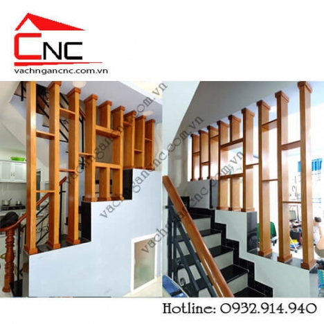Ưu điểm trang trí lam gỗ cnc cầu thang đẹp