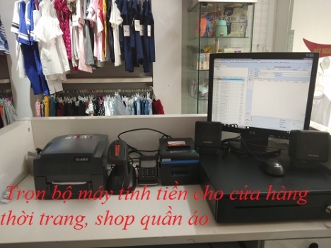 Bán máy tính tiền trọn bộ cho cửa hàng thời trang tại Kiên Giang 