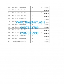 Thép Tấm 65ge, 65mg 2li-3li-5li-6li-8li-10li Giá Rẻ