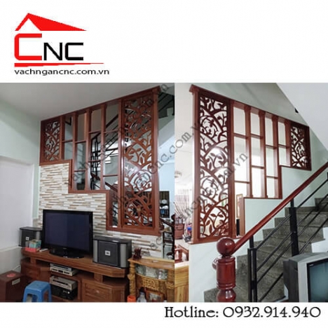 Ưu điểm trang trí lam gỗ cnc cầu thang đẹp