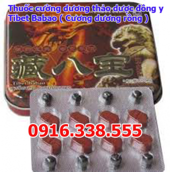 Thuốc cường dương thảo dược đông y Tibet Babao Cương dương rồng mua o dau