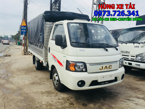 Xe tải JAC 1t25 thùng dài 3m2 bánh đôi.