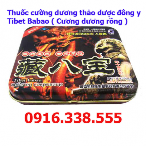 Thuốc cường dương thảo dược đông y Tibet Babao Cương dương rồng mua o dau