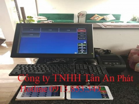 Trọn bộ  máy tính tiền cho quán ăn-nướng-lẩu tại Kiên Giang-Cần Thơ-Bạc Liêu gía rẻ 