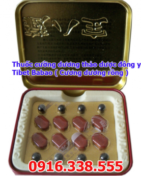 Thuốc cường dương thảo dược đông y Tibet Babao Cương dương rồng mua o dau