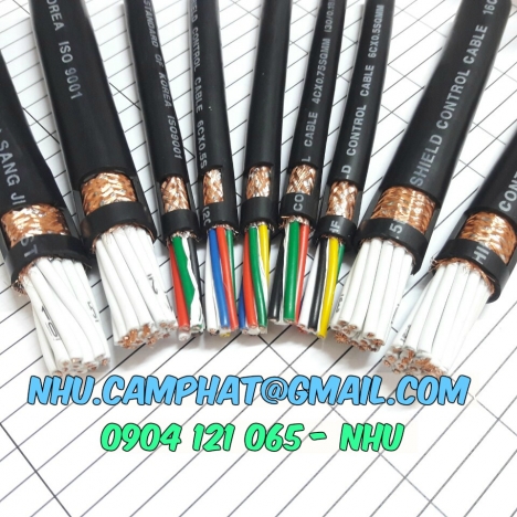 Cáp điều khiển Sangjin hàng sẵn kho, giá sỉ
