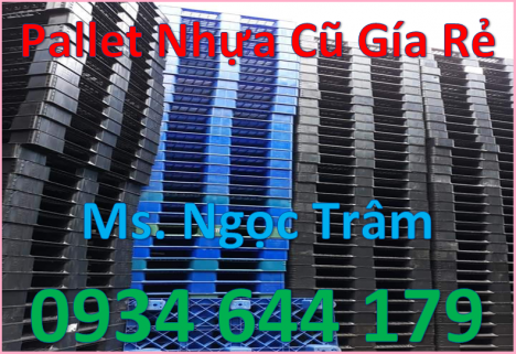 O934 644 179 pallet nhựa cũ giá rẻ tại bình dương