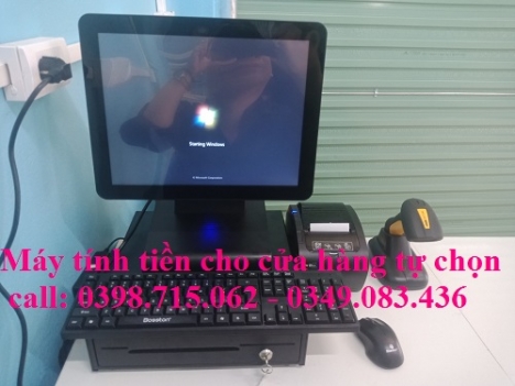 Cung cấp máy tính tiền tại kiên giang giá rẻ cho siêu thị mini 