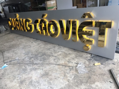 Bảng Alu - Chữ Nổi Mica