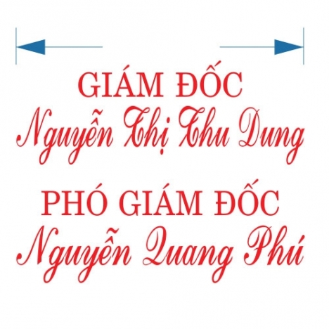 Dấu Tên - Dấu Chức Danh