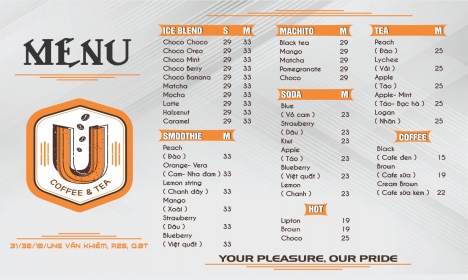 Thiết Kế, In Menu - Thực Đơn