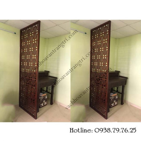 Làm đẹp từ vách ngăn cnc cho khu vực bàn thờ